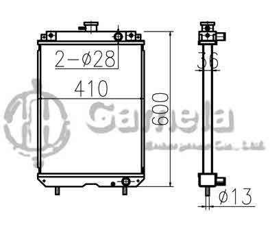 B500319 - Radiator-for-E304CR-E305