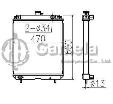 B500323 - Radiator-for-902B-2-OEM-244-6710