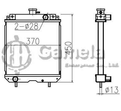 B500324 - Radiator-for-E301-6C-1-8C-OEM-243-6260