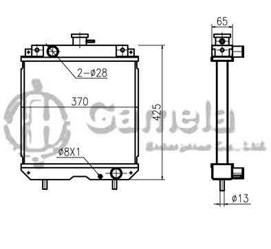 B500325 - Radiator-for-EX30UR