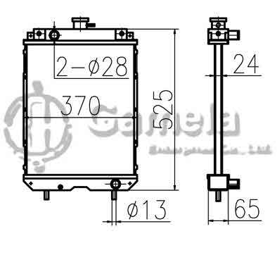 B500337 - Radiator-for-SK30UR-3-OEM-PW05P00027F1