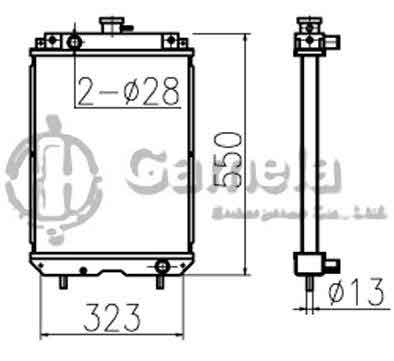 B500338 - Radiator-for-PC35MR-1-PC38UU-3-OEM-22F-03-11110