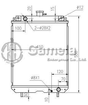 B500340 - Radiator-for-PC45MR-1-PC40MR-1-PC40MR-1-OEM-22M0311111-X220571211