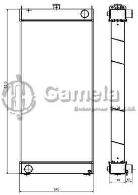 B500385 - Radiator-for-WA430-6-OEM-424-03-41111