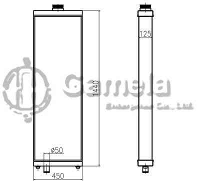 B500390 - Radiator-for-D375A-6-OEM-195-03-63113