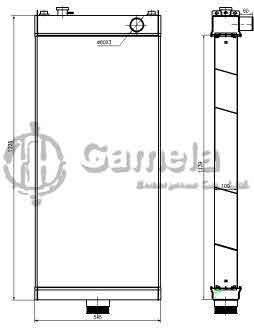 B500394A - Radiator-for-WA500-6-OEM-425-03-32221