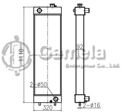 B500400 - Radiator-for-E315D-E319D-318D