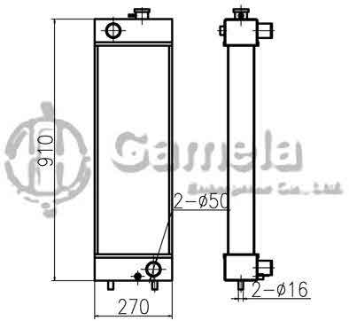 B500405 - Radiator-for-DX140