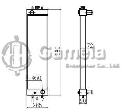 B500416 - Radiator-for-CX145