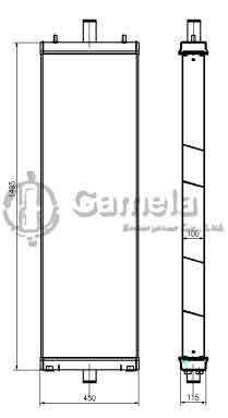 B500441 - Radiator-for-PC1250-8-PC1250-8R-OEM-21N-03-41110