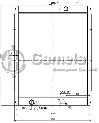 B500450 - Radiator-for-S290LC-V-OEM-13C0000-1