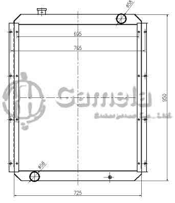 B500451 - Radiator-for-SK220-3