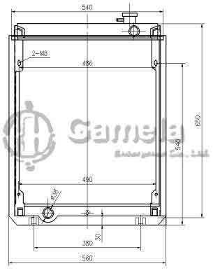 B500453 - Radiator-for-EC55C-OEM-14630555