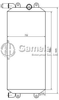 B500459 - Radiator-for-D11T