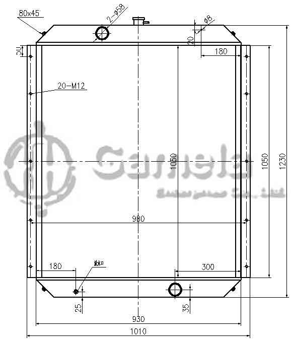 B500488 - Radiator-for-PC600-6-PC600-7-OEM-21M-03-11110