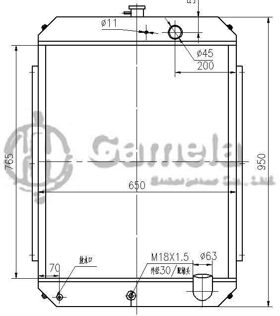 B500495 - Radiator-for-R190-7