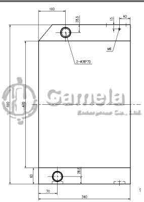 B500508 - Radiator-for-JCB8052