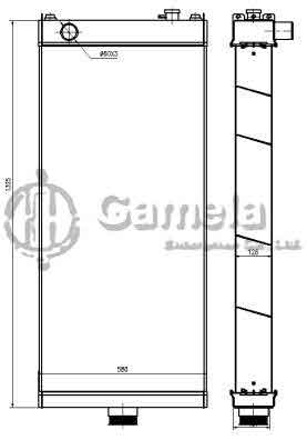 B500551 - Radiator-for-WA500-7-OEM-425-03-42220