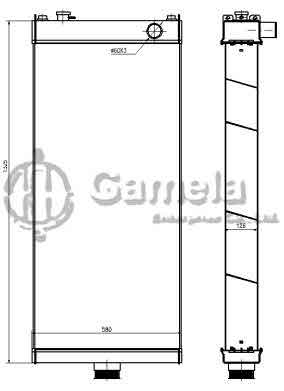 B500551A - Radiator-for-WA500-7-OEM-425-03-42220