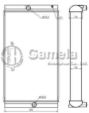 B500552 - Radiator-for-EC700B-OEM-14523876