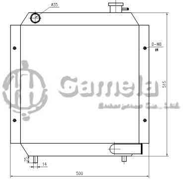 B500572 - Radiator-for-PC40-7-PC45-1-PC50UU-2-OEM-20T-03-71110