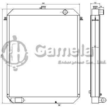 B500573 - Radiator-for-SK460-6E