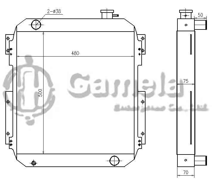 B500575 - Radiator-for-SK60-3