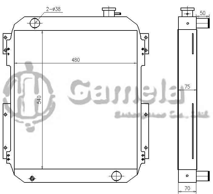 B500579 - Radiator-for-SK60-5