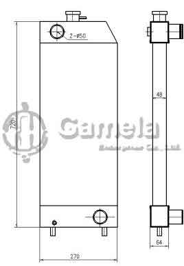 B500582 - Radiator-for-E305-5D