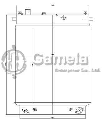 B500583 - Radiator-for-D275-5D-OEM-17M-03-411101