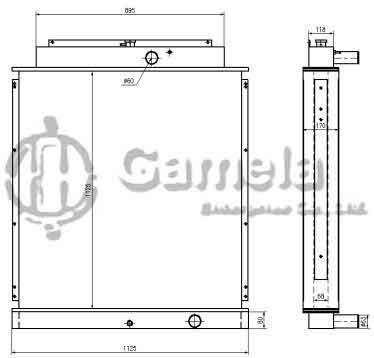 B500590 - Radiator-for-R500-R455-7-OEM-11NB-45010