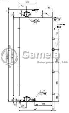 B500597 - Radiator-for-DX340