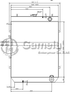 B500602 - Radiator-for-R290LC-7E