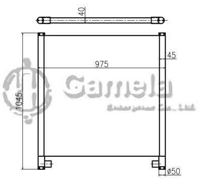 B510002 - Oil-Cooler-for-ZAX330-ZAX330-3GZhi-OEM-4463075