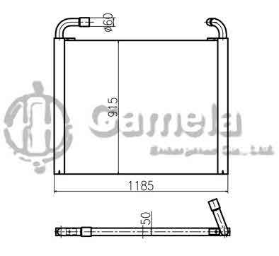 B510014 - Oil-Cooler-for-HD1430R-HD2045III