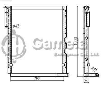 B510015 - Oil-Cooler-for-SK220-6-SK230-OEM-LQ05P00020S002