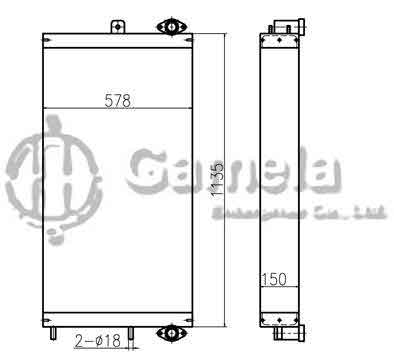 B510017 - Oil-Cooler-for-PC400-7-PC450-7-OEM-208-03-72160