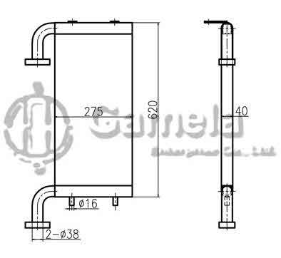 B510018 - Oil-Cooler-for-PC78US-6-OEM-21W-03-42121