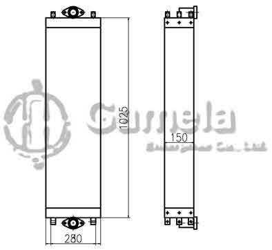 B510019 - Oil-Cooler-for-PC240-8K-PC220-8-OEM-20Y-03-41121