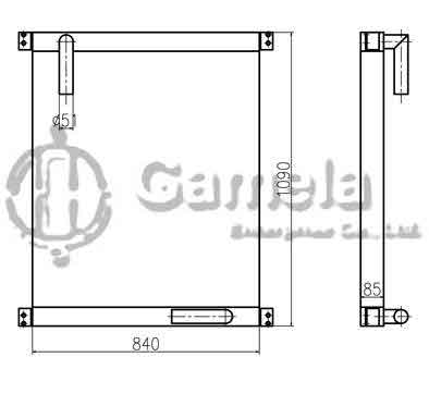 B510021 - Oil-Cooler-for-SK12-SK300-1-OEM-2452U405S2