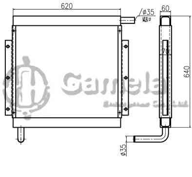 B510023 - Oil-Cooler-for-HD400-7-HD450-HD450-7-HD400V2