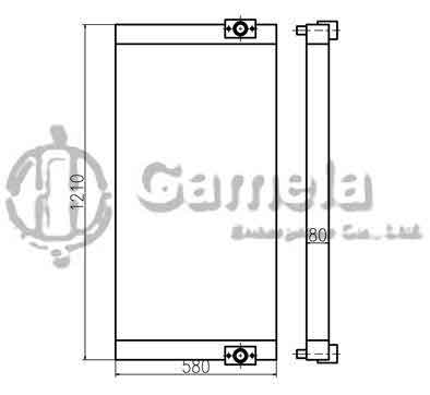 B510024 - Oil-Cooler-for-SH320-SH350-3-5-SH360HD-5