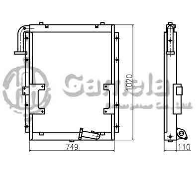 B510027 - Oil-Cooler-for-R205-7-R215-7