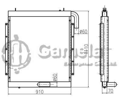 B510033 - Oil-Cooler-for-HD1023-R