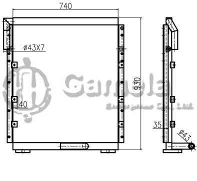 B510035 - Oil-Cooler-for-SK200-5