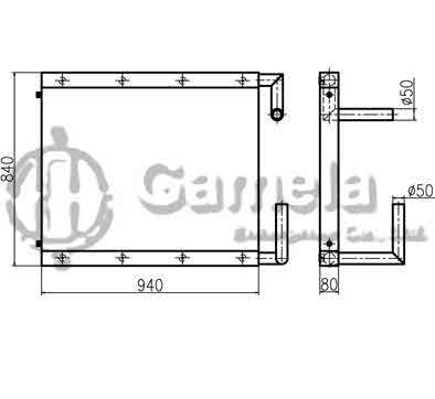 B510036 - Oil-Cooler-for-EX300-3-OEM-4320516