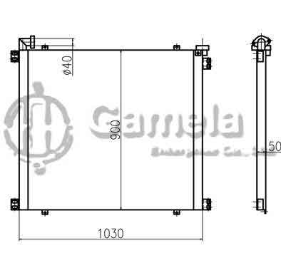 B510044 - Oil-Cooler-for-PC300-7-PC360-7-OEM-207-03-71641