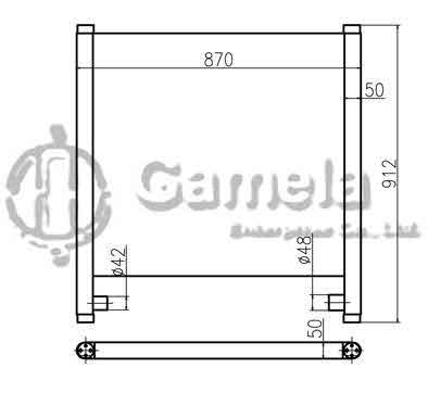 B510046 - Oil-Cooler-for-ZAX210-3GZhi-ZAX210-3GZhi-OEM-4448321