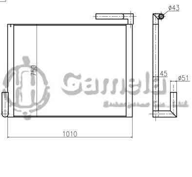 B510050 - Oil-Cooler-for-SK230-6E-SK250-6E