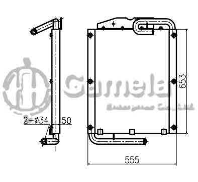 B510053 - Oil-Cooler-for-DH60-7-S55-V-OEM-13F42000